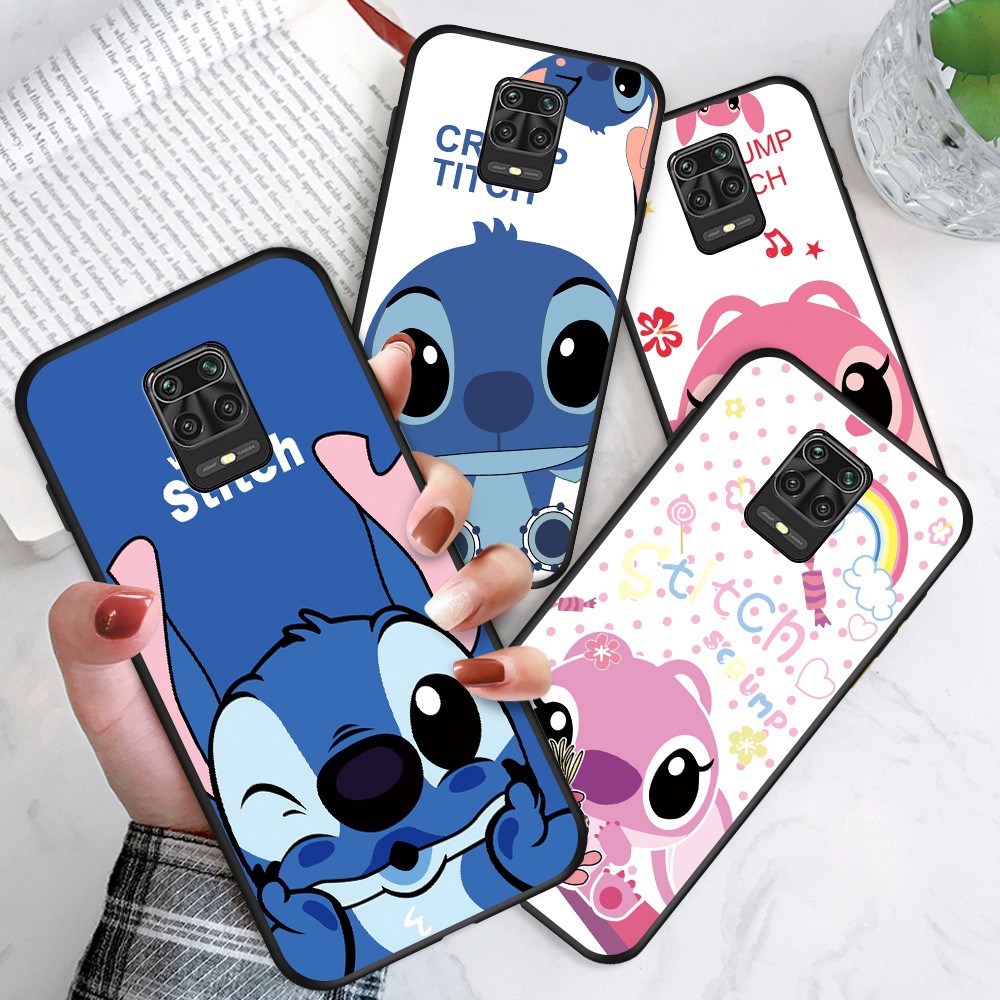 Xiaomi Redmi Note 5 7 6 3 4 4X 5A Pro Prime xioami redme not For Soft Case Silicone Casing TPU Cute Cartoon Lovers Stitch Angel Sweetheart 626 Shockproof Phone Full Cover simple Macaron matte Back Cases