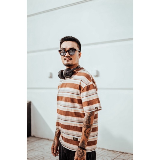 Áo thun ngắn tay nam kẻ sọc Classic Menswear