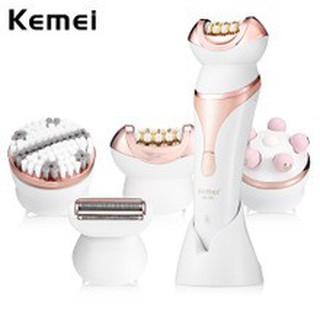  Kemei KM-296 4 in 1 electric epilator lady remover razor epilator lady bikini body trimmer  Suy tín