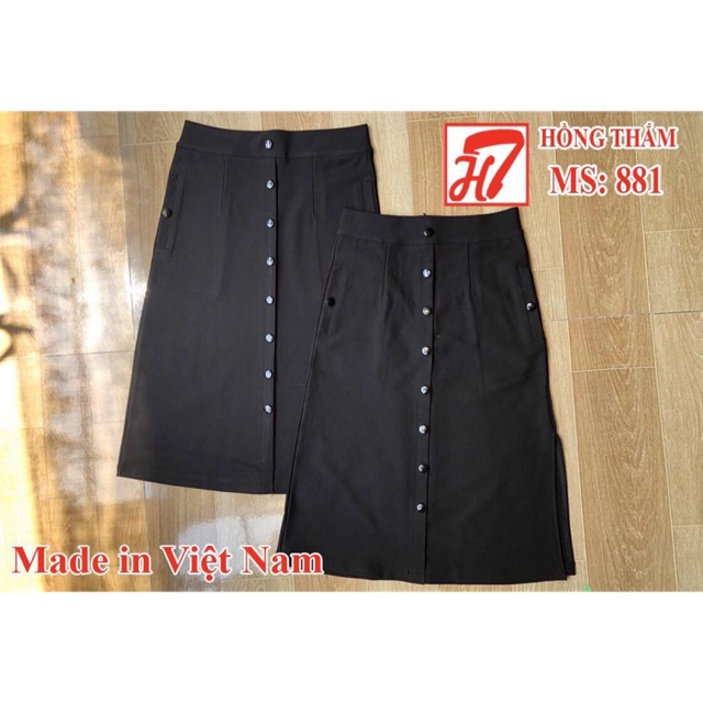 Chân váy kaki thun co giãn