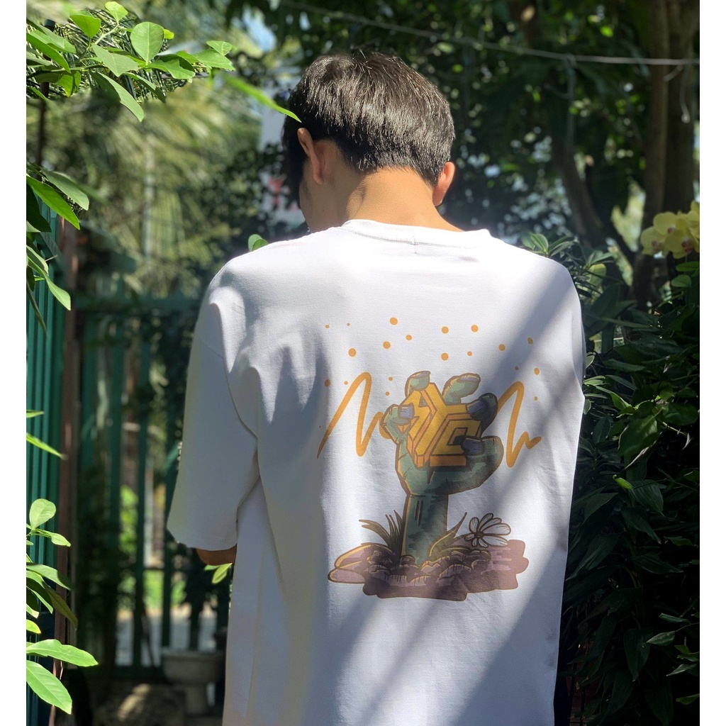 Áo Thun Local Brand MYO Vải Cotton In Hình Spooky Zombie
