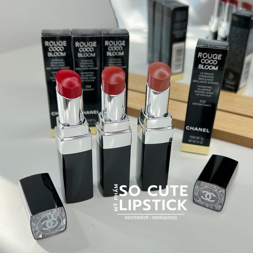 Son Cha.nel Rouge Coco Bloom 112 - 134 - 140 - 116 - 114 Fullsize Fullbox