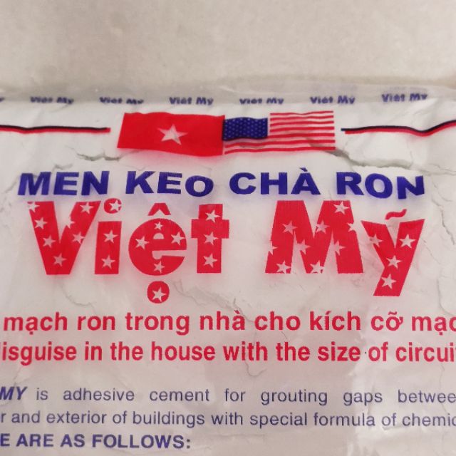 Keo chà ron gạch Việt Mỹ bịch 1Kg