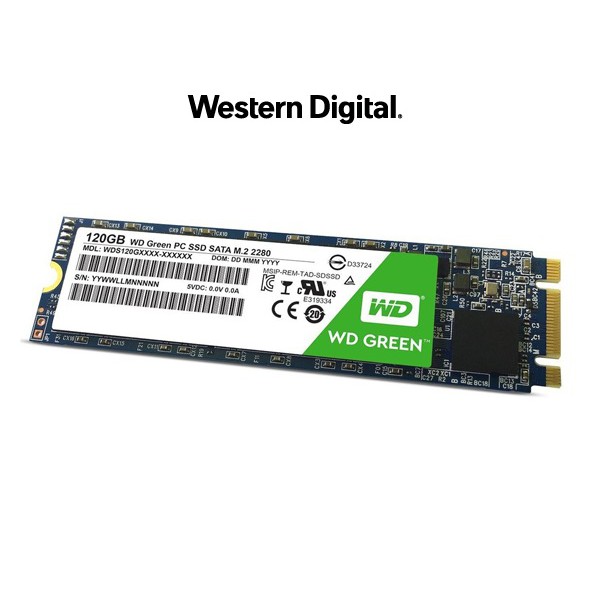 Ổ cứng SSD Western Digital Green M.2 2280 Sata III 120GB WDS120G2G0B