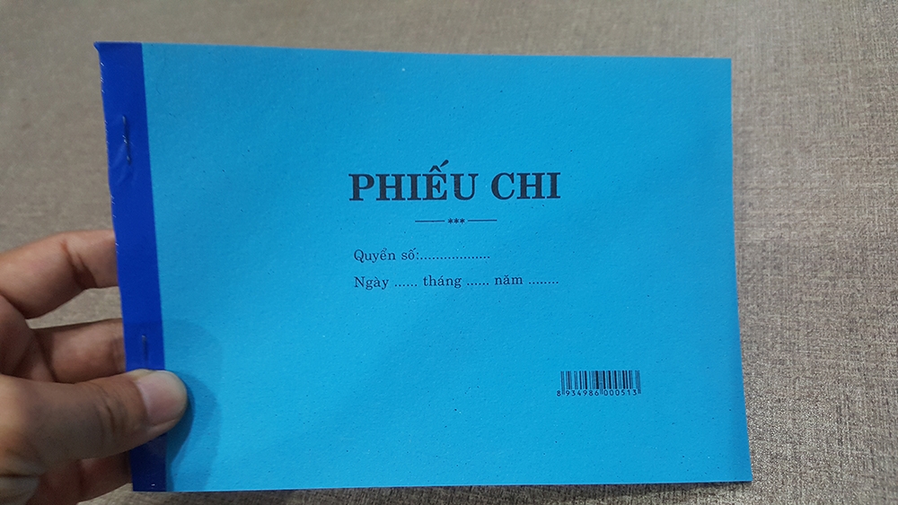 Phiếu Chi 2 Liên (60 Tờ) - Màu Xanh