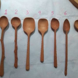 Thìa gỗ thủ công hàng đẹp ( đủ mẫu)