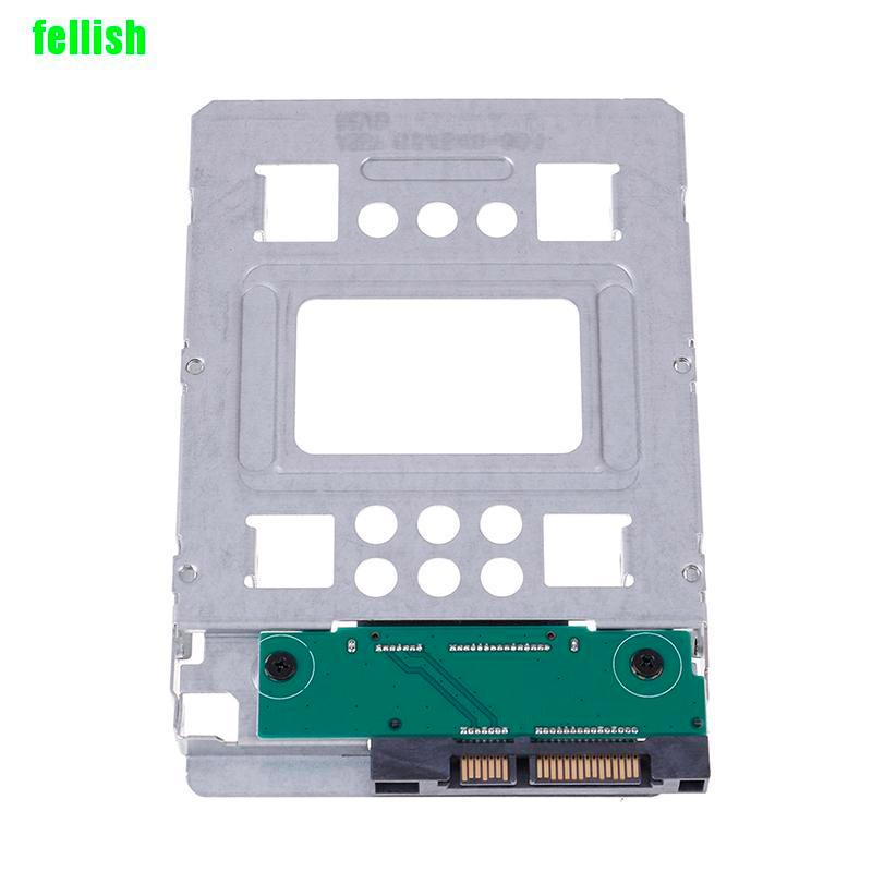 [Fellish] 2.5" ssd sas to 3.5" sata hard disk drive hdd adapter caddy tray hot swap plug Fei