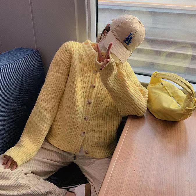 Áo Len Mềm Dáng Rộng Màu Xanh Sữa Phong Cách Nhật Bản Thời Trang Xuân Thu Cho Nữ | BigBuy360 - bigbuy360.vn