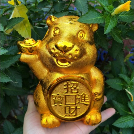 Ống Tiết Kiệm Hình Hổ Vàng Đựng Tiền Tiết Kiệm