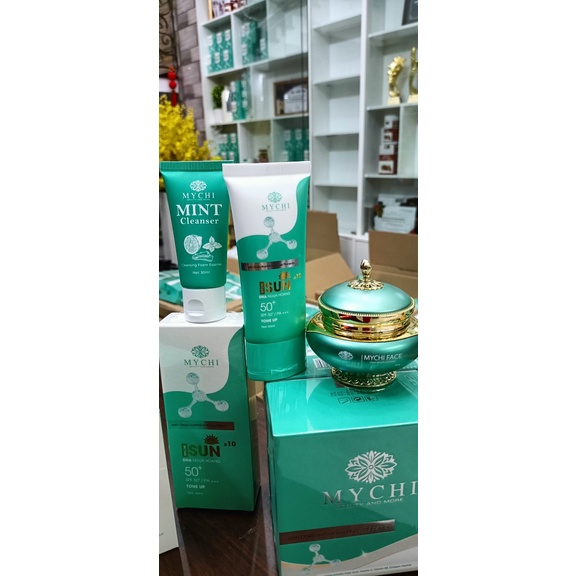 Kem face dưỡng trắng da Mychi, Tinh chất DNA ngựa hoang [ tặng sữa rửa mặt]