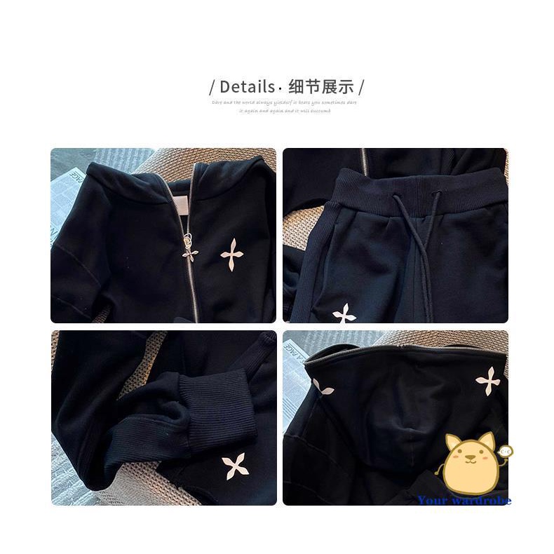 Bộ Áo Hoodie + Quần Short Thể Thao Thời Trang Mùa Hè 2023 Cho Nữ