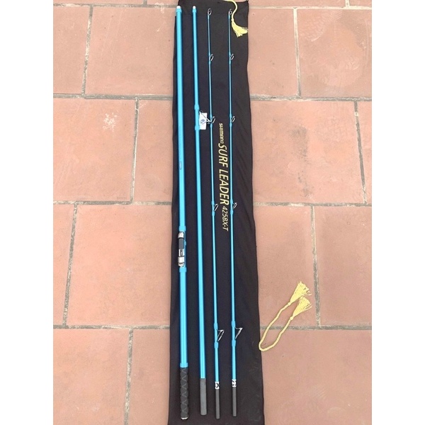 cần lục 3 khúc surf leader bxt dài 4m25 hàng loại 1 tải cá 20kg + tặng 1 ngọn