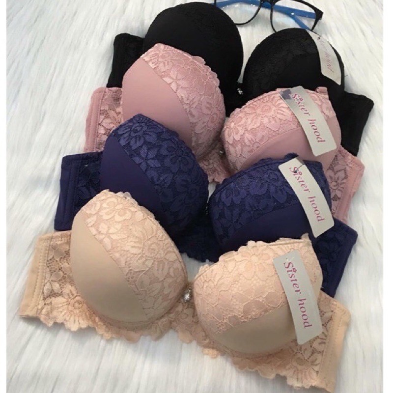 Áo lót Thái Lan Sisterhood 2227 - nâng ngực mặc áo dài, mặc váy mút dày 3cm