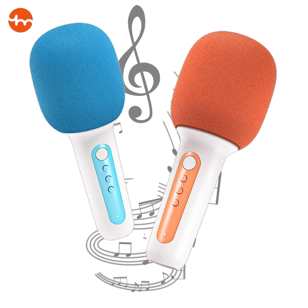 Micro karaoke không dây kèm loa Bluetooth Yuemi YMI Lite YMMKF007 - 8 hiệu ứng âm thanh - Pin lên đến 4 giờ