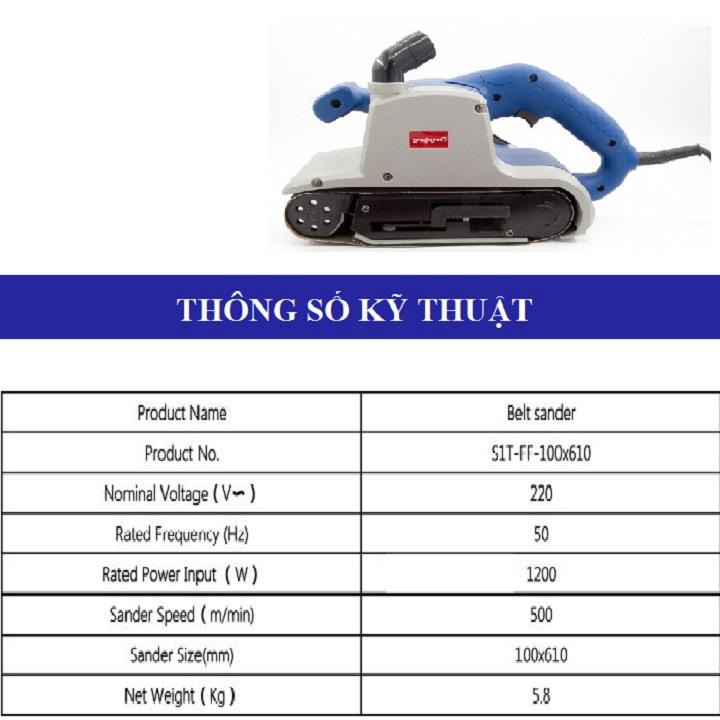 Máy Đánh Giấy Ráp Băng - Chà Nhám Dongcheng Dst610