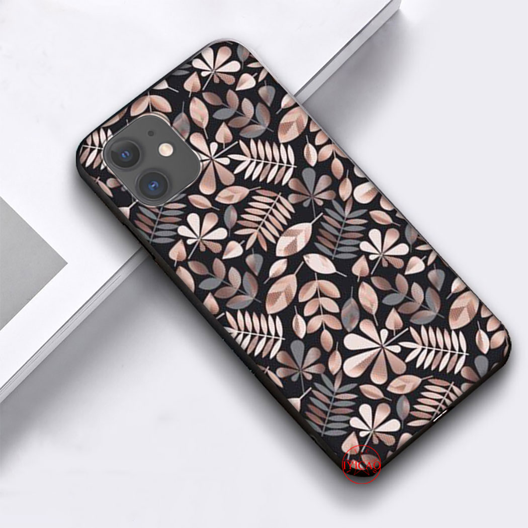 Ốp Lưng Silicone Mềm In Hình Hoa Hồng Vàng Cho Iphone 5 5s 6 6s 7 8 Plus X Xr Xs Max Se 2020