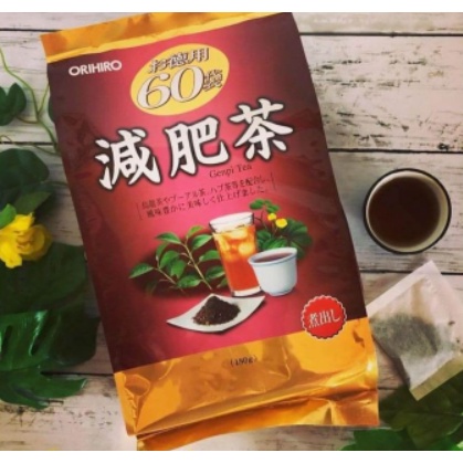 Trà Orihiro Guava Tea Trà Ổi Hỗ Trợ Giả.m Cân. Nhật Bản 60 Gói