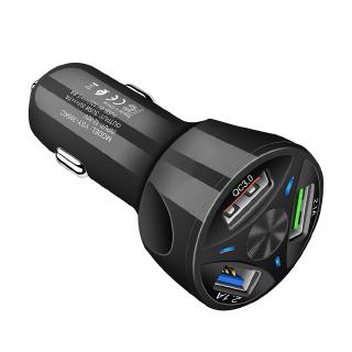 2.1a car charger 3 usb ports qc 3.0 quick charge fast charging adapter