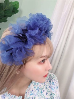 Bờm băng đô hoa voan