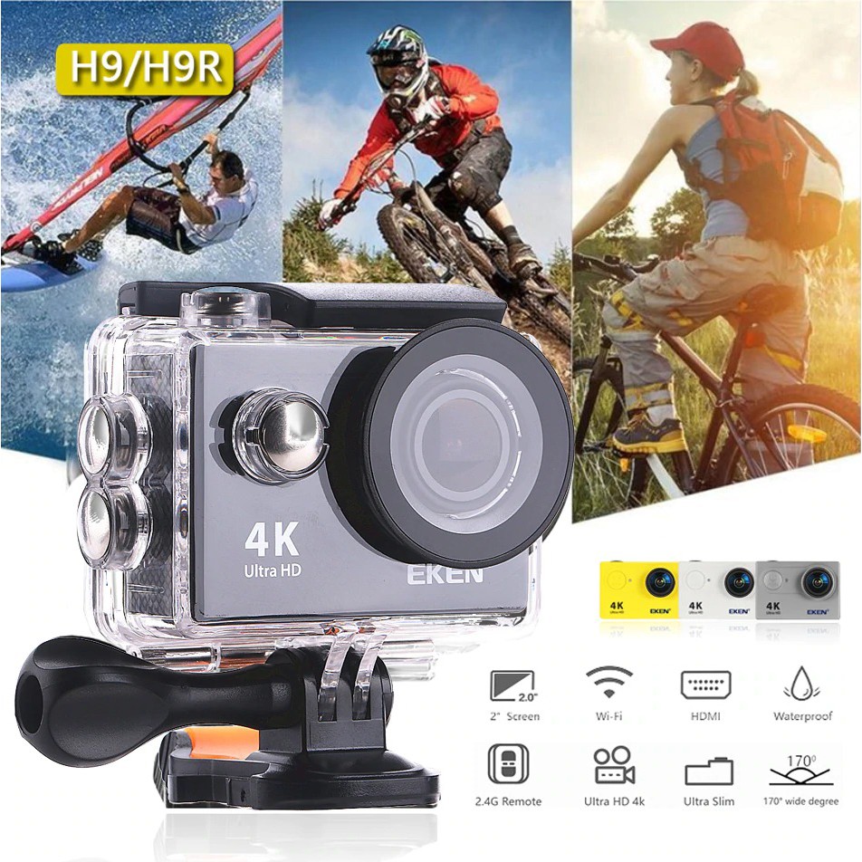 camera hành trình 4k,Camera Hành Trình Eken H9R 4K Ultra HD Wifi - Hàng nhập khẩu, ĐÔNG HÀNH VỚI BẠN TRÊN MỌI CUNG ĐƯỜNG