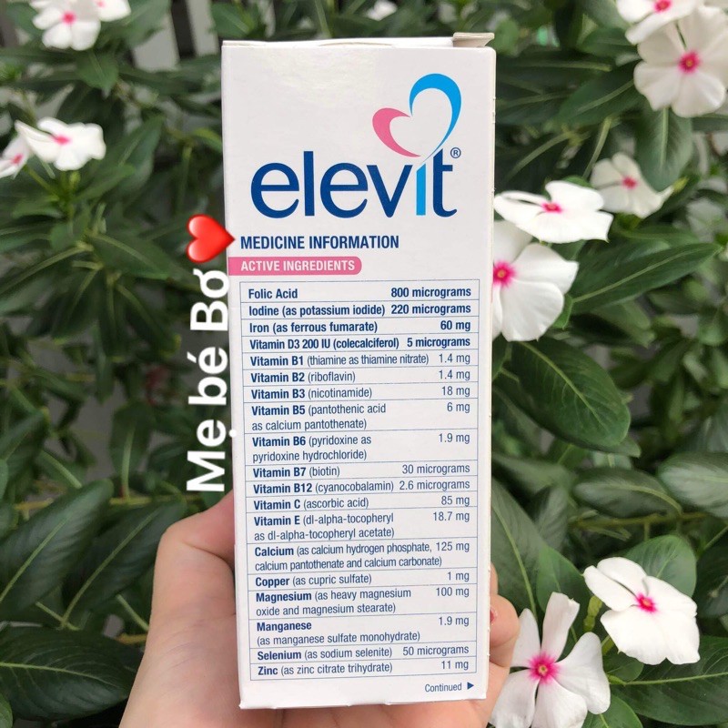 Vitamin tổng hợp ELEVIT bầu Úc hộp 100viên