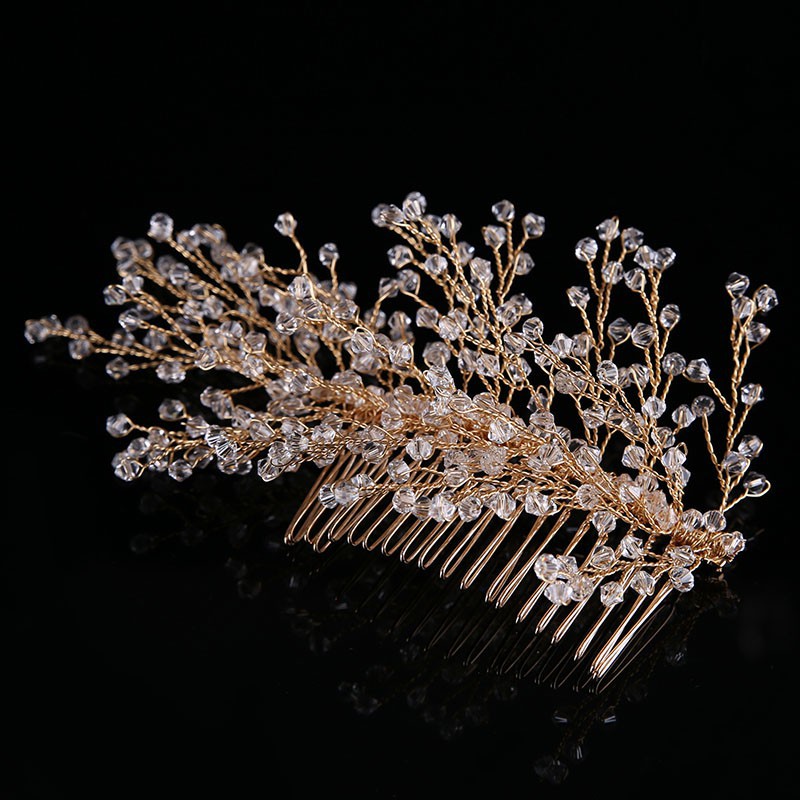 Lược cài tóc thiết kế sang trọng quý phái cho cô dâu