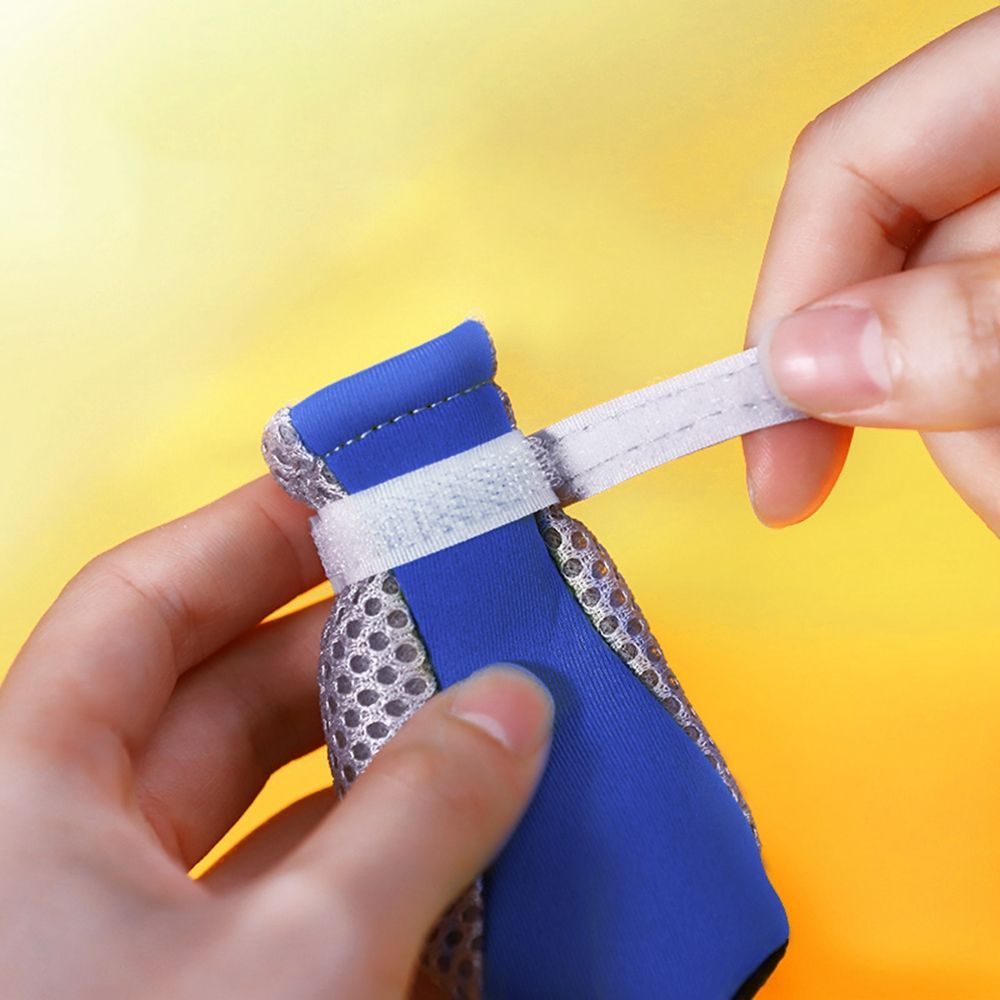 Ủng đi mưa lưới siêu mềm chống trượt đệm chân bảo vệ với dải phản quang an toàn cún cưng Poodle Yorkshire