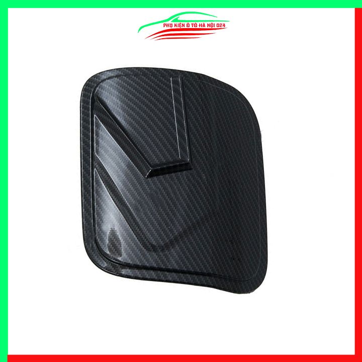 Ốp nắp xăng Corolla Cross 2020-2023 vân cacbon bảo vệ chống trầy trang trí ô tô