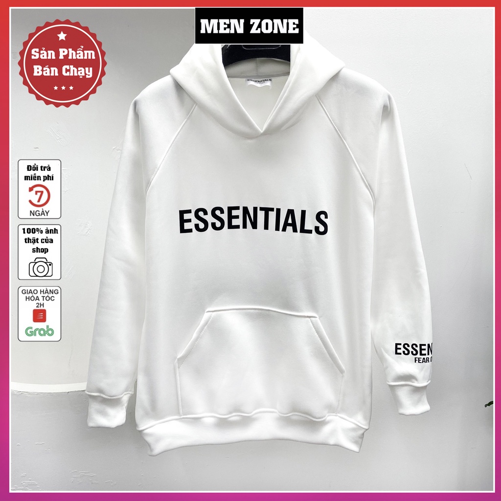 Áo Hoodie Nỉ Có Mũ Form Rộng MENZONE Nhiều Màu Unisex Nam Nữ Ulzzang [ES]