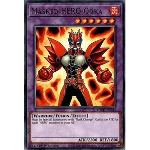 Thẻ bài Yugioh - TCG - Masked HERO Goka / TOCH-EN043'