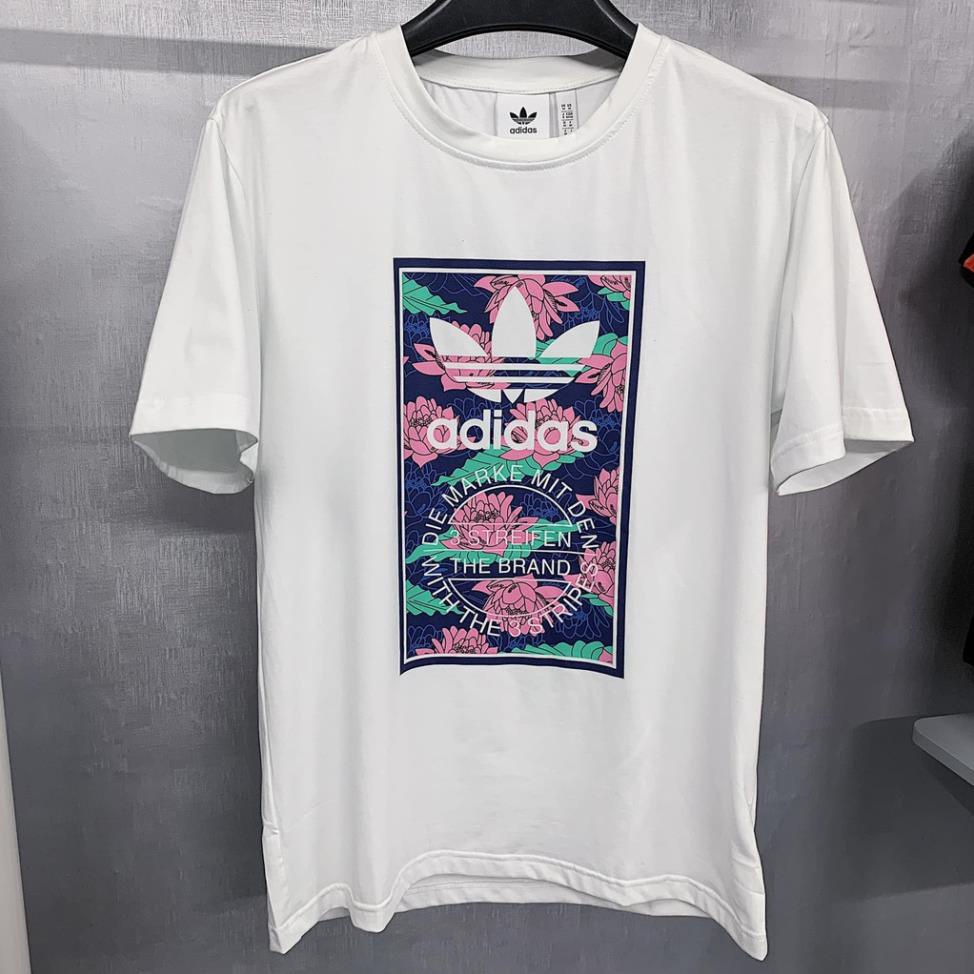 Áo Thun Adidas họa tiết hoa( Hàng Cambodia) Nam Nữ !