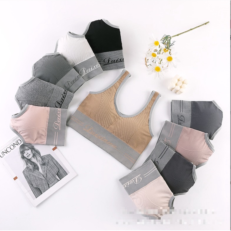 Áo bra nữ hai dây cotton thể thao, thiết kế đơn giản, trẻ trung, dễ phối đồ (MS 04044) Anna Shop