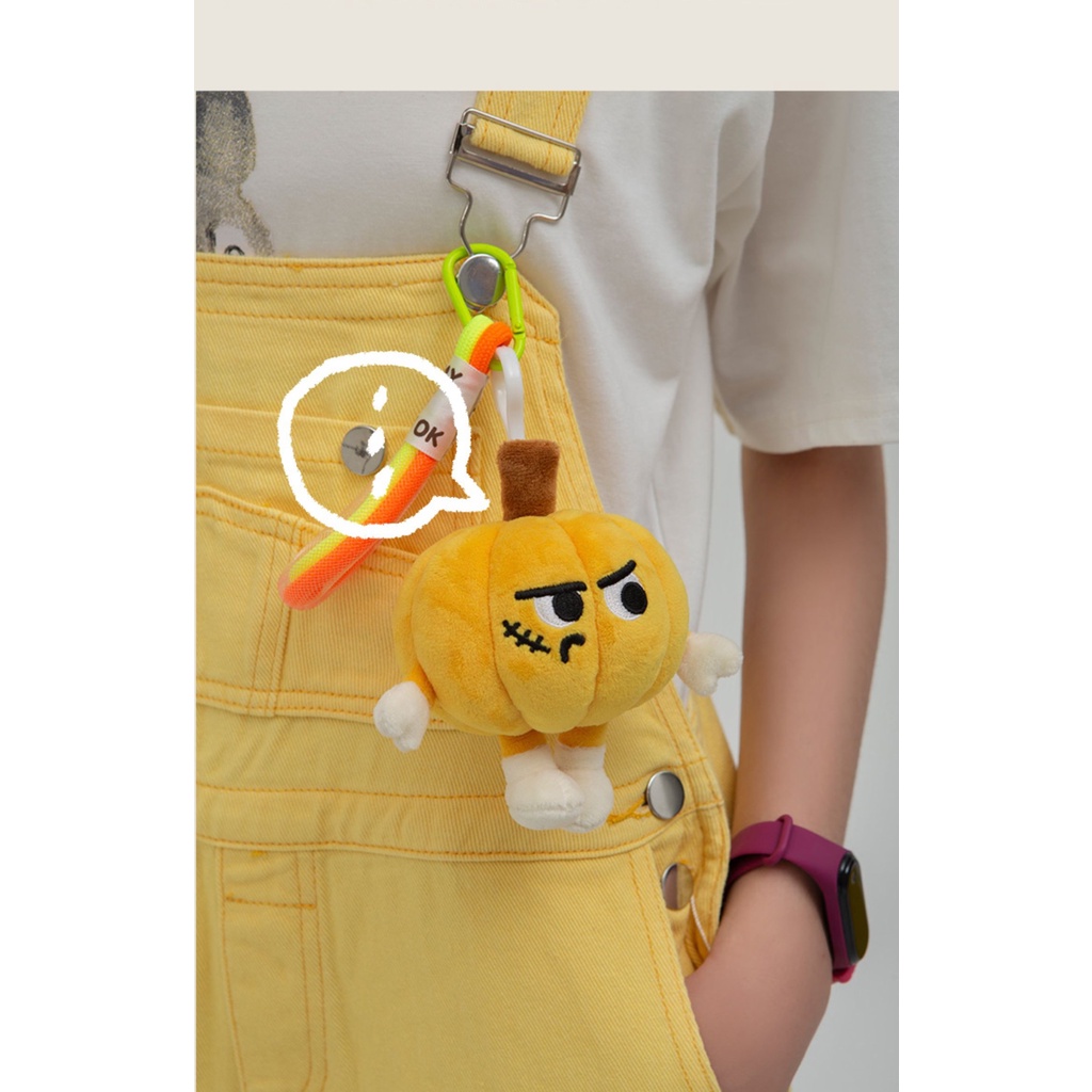 Móc Khóa Búp Bê Bí Ngô Nhỏ Dễ Thương