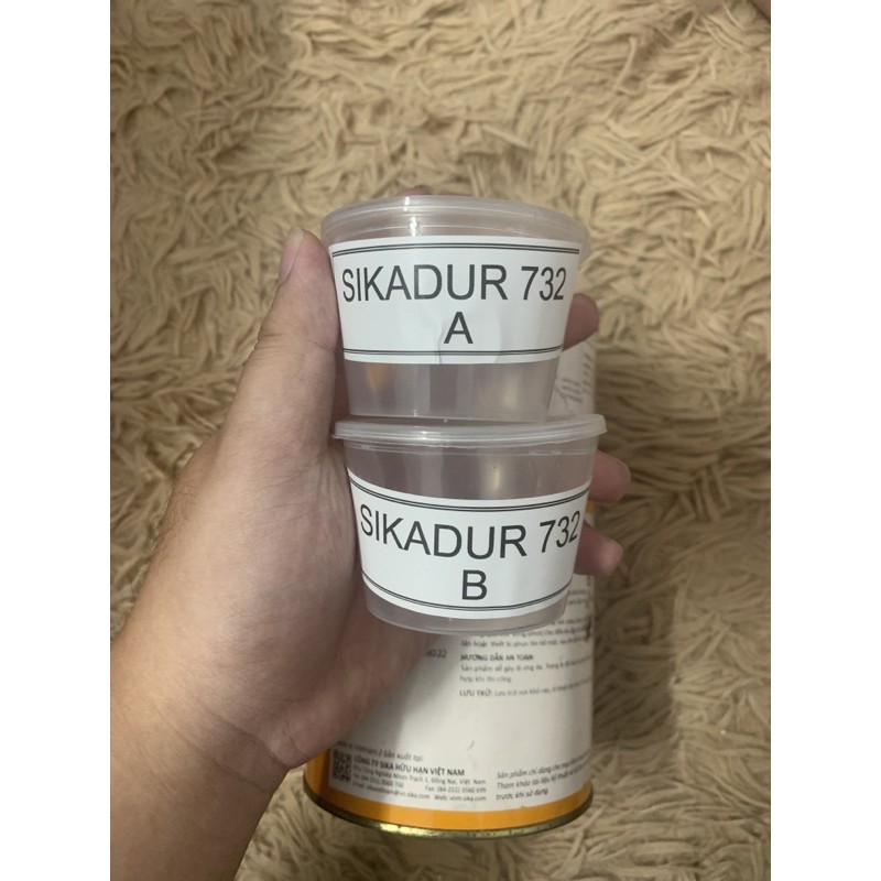 Sikadur 732 (bán lẻ 2 thành phần) Keo epoxy gắn kết 2 thành phần kết nối bê tông cũ và mới