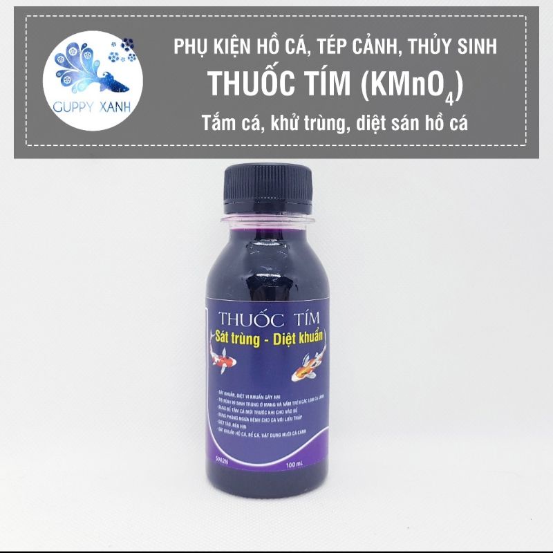 Thuốc tím chuyên diệt sán, sát khuẩn cá