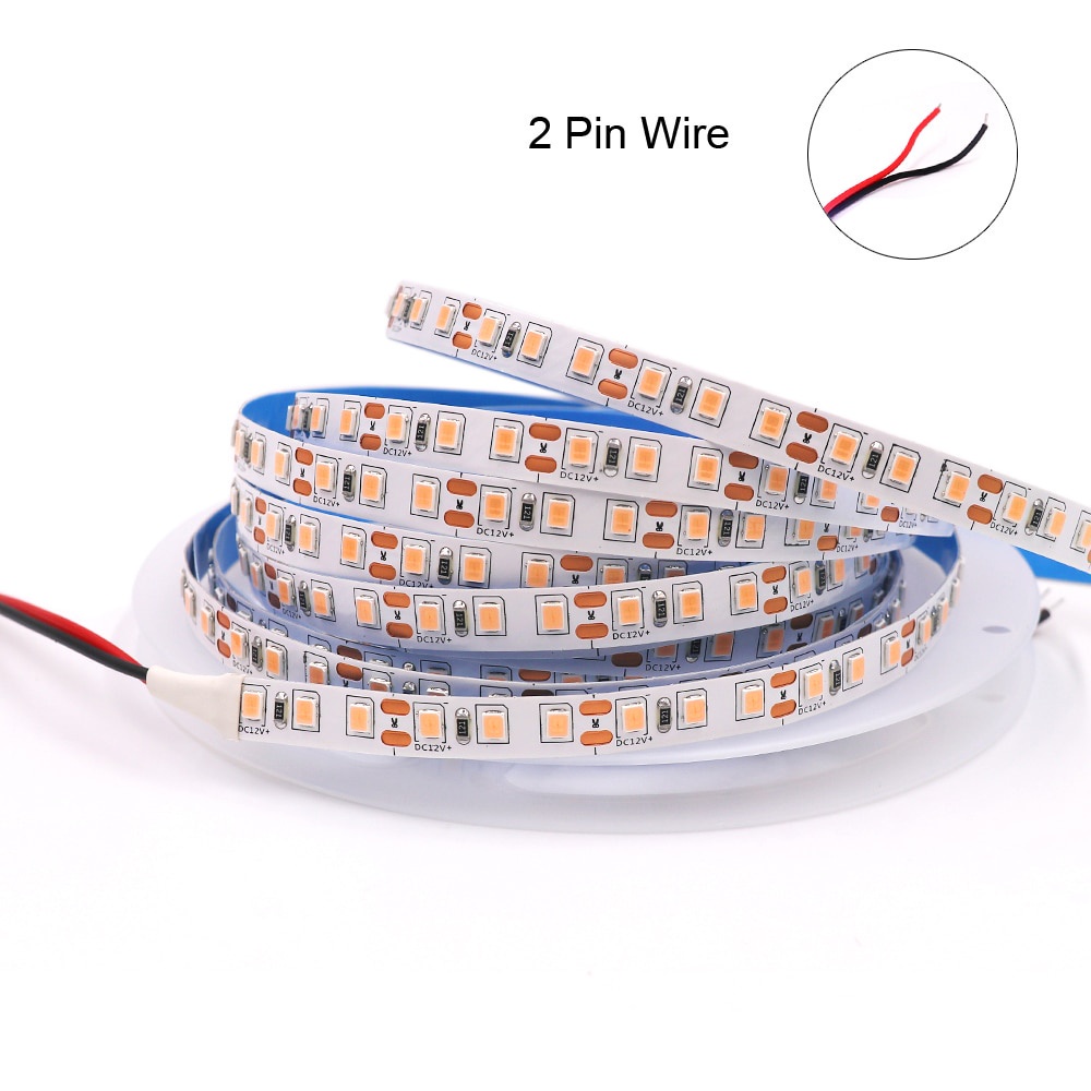 Dây Đèn LED 5m 12V 60 Bóng 2835 Ánh Sáng Trắng Ấm / Lạnh Trang Trí Nhà Cửa