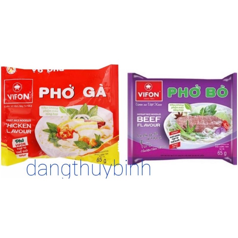 Gói phở BÒ GÀ Vifon gói 65 g