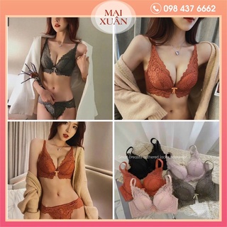 Bộ lót ren cao cấp không gọng-Nâng ngực đỉnh cao