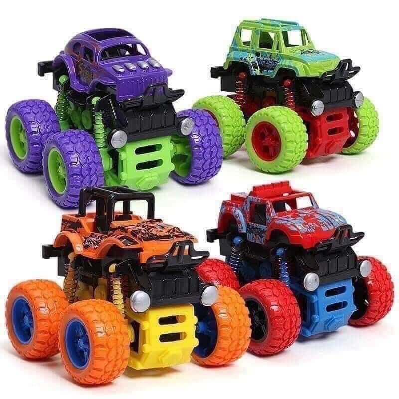 Mô Hình Xe ô tô Địa Hình Đồ Chơi Cho Bé Monster Truck Xe ô tô địa hình giảm sóc chạy đà siêu mạnh siêu bền đa màu sắc