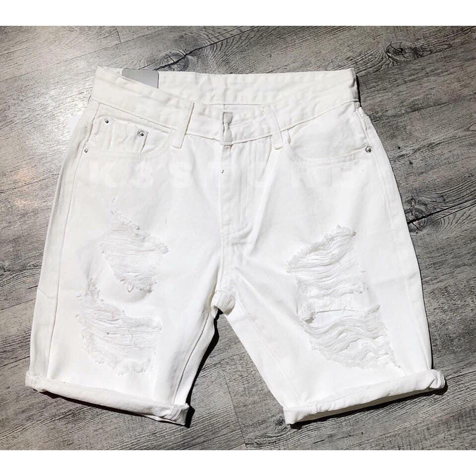 Quần short jean nam rách mới nhất Shop Vanle