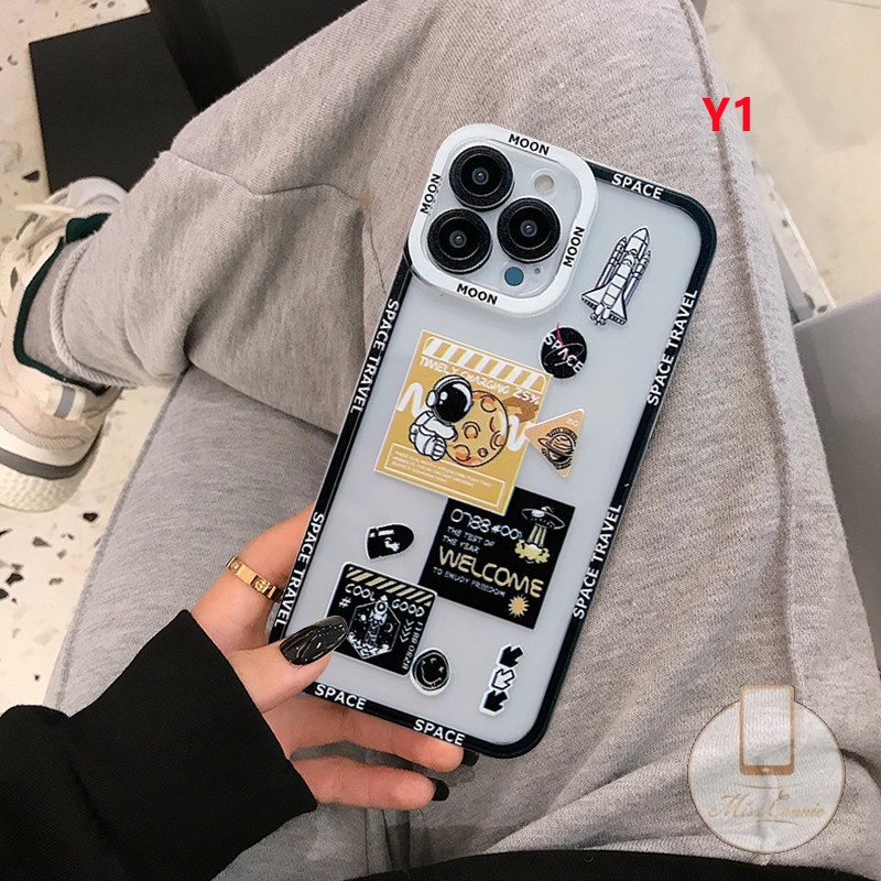 Ốp Điện Thoại Hình Phi Hành Gia Cho IPhone 11 7 8 6 6s Plus 12 13 11 14 Pro MAX 7Plus XR X SE 2020 XS MAX