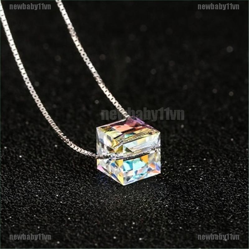 Vòng cổ Mặt Khối Pha Lê Ma Thuật Thời Trang Cho Nữ