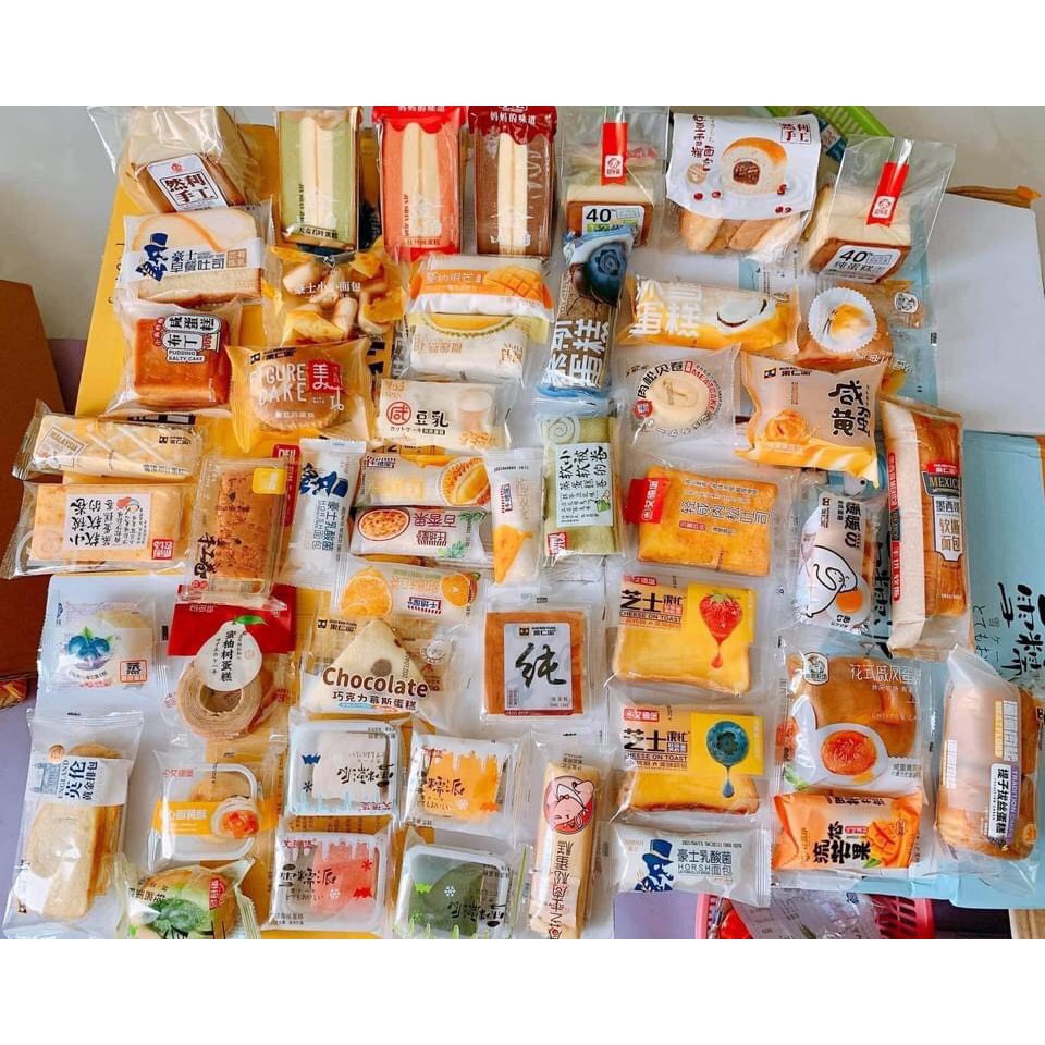 Bánh mix Đài Loan set 500gr date mới mềm mịn siêu ngon