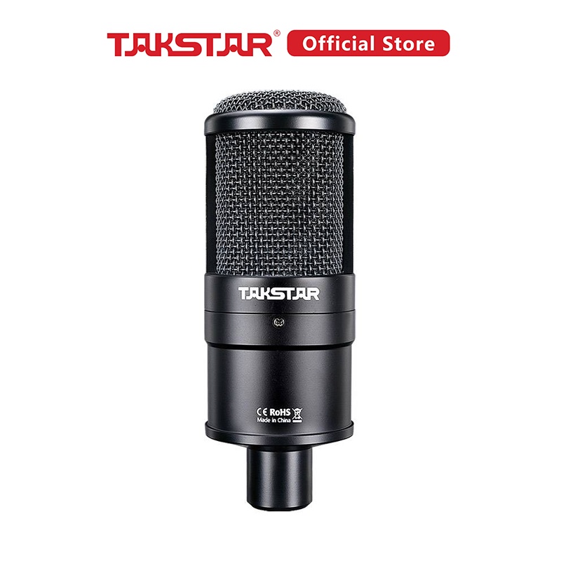 Mic Thu Âm Livestream Hát Karaoke Chuyên Nghiệp Takstar PC-K220 Độ Nhạy Cao, Lọc Ồn, Chính Hãng Cao Cấp Bảo Hành 1 Năm