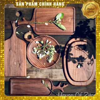 SALE OFF Khay gỗ óc chó nhập khẩu nguyên khối các size