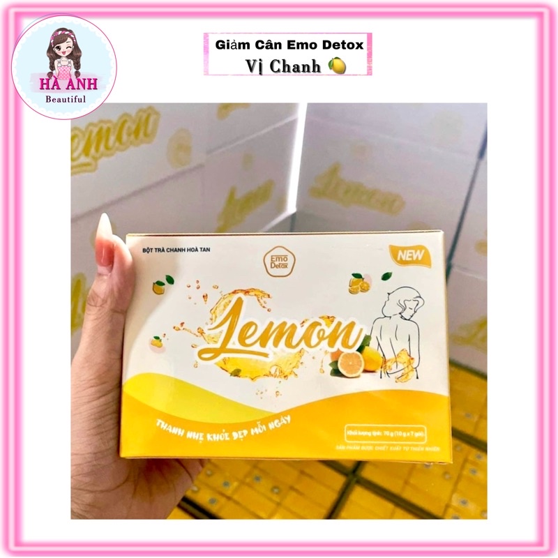 EMOLIM GiẢM CÂN Vị CHANH (CHÍNH Hãng)+Kèm Chai 100ml