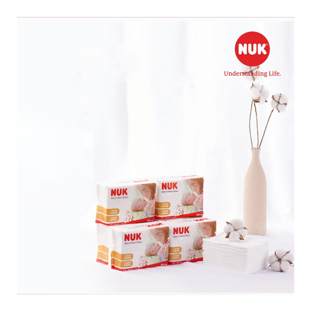 COMBO KHĂN VẢI KHÔ ĐA NĂNG NUK (80C)