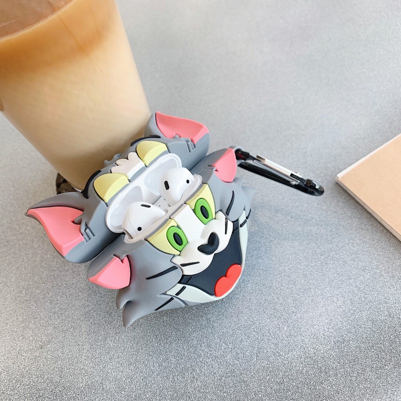 Ốp case airpods 1/2 3 PRO Tom &amp; Jerry siêu vui nhộn đáng yêu Double B Store 1021 CACJ