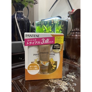 Dầu gội Pantene Nhật cặp set 3 món: gội + xả + hấp