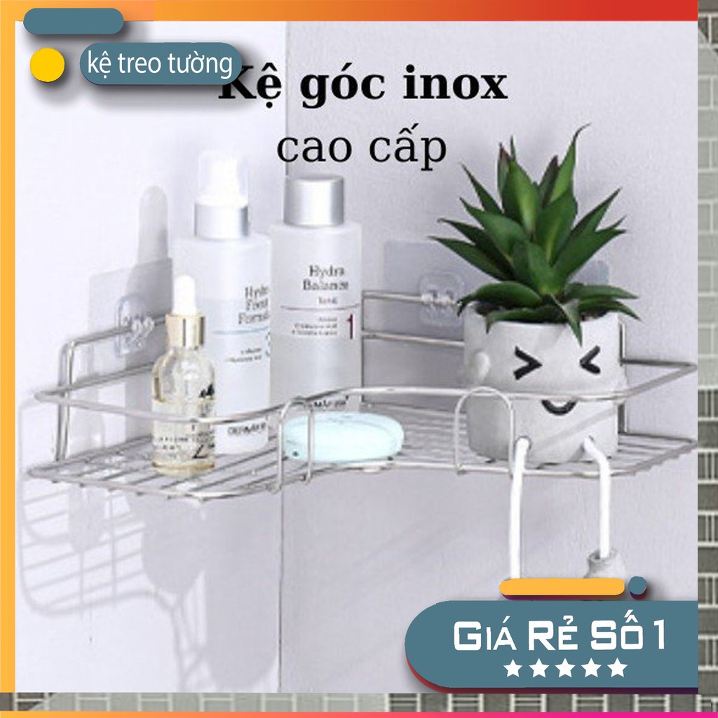 kệ góc inox size lớn dán tường cao cấp [siêu chịu lực] MÃ TG-INOX